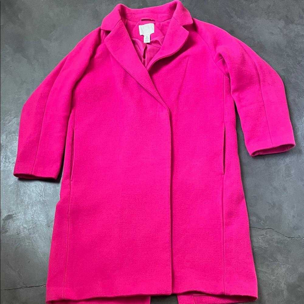 H&M Hot Pink Winter Coat